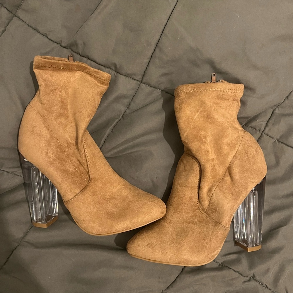 Brown booties